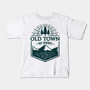 old town hot springs Kids T-Shirt